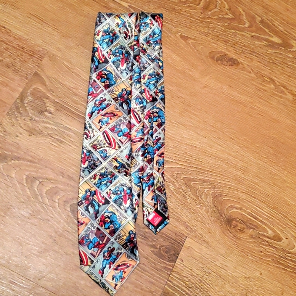 Marvel Captain America comics men tie NWNT